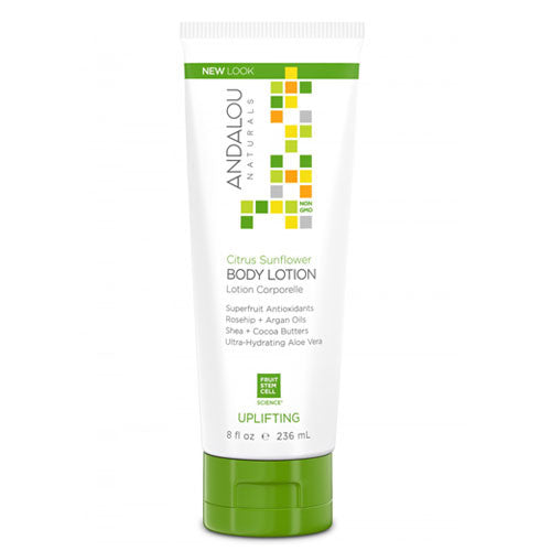 Andalou Naturals Skin Uplifting Body Lotion, Citrus Sunflower, 8 Oz